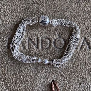 Pandora Multi Chain Clip Bracelet
